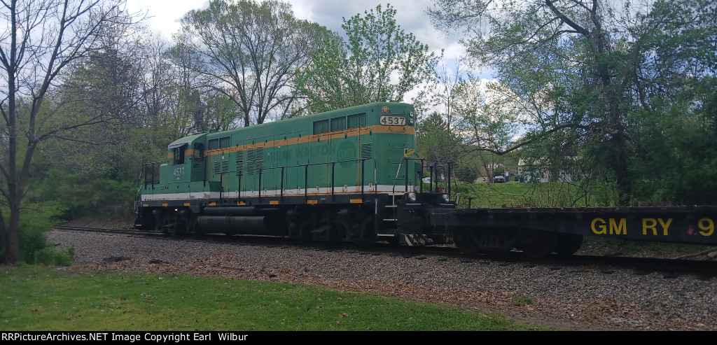 Ohio South Central Railroad (OSCR) 4537